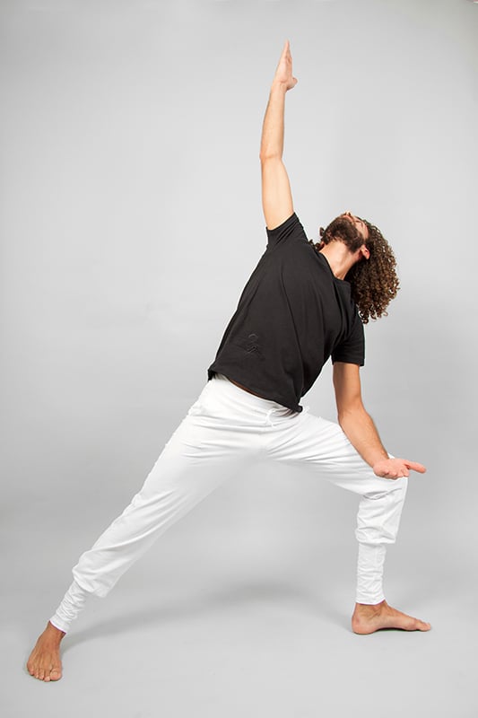 Mahan Pantalon Yoga homme, bordeaux