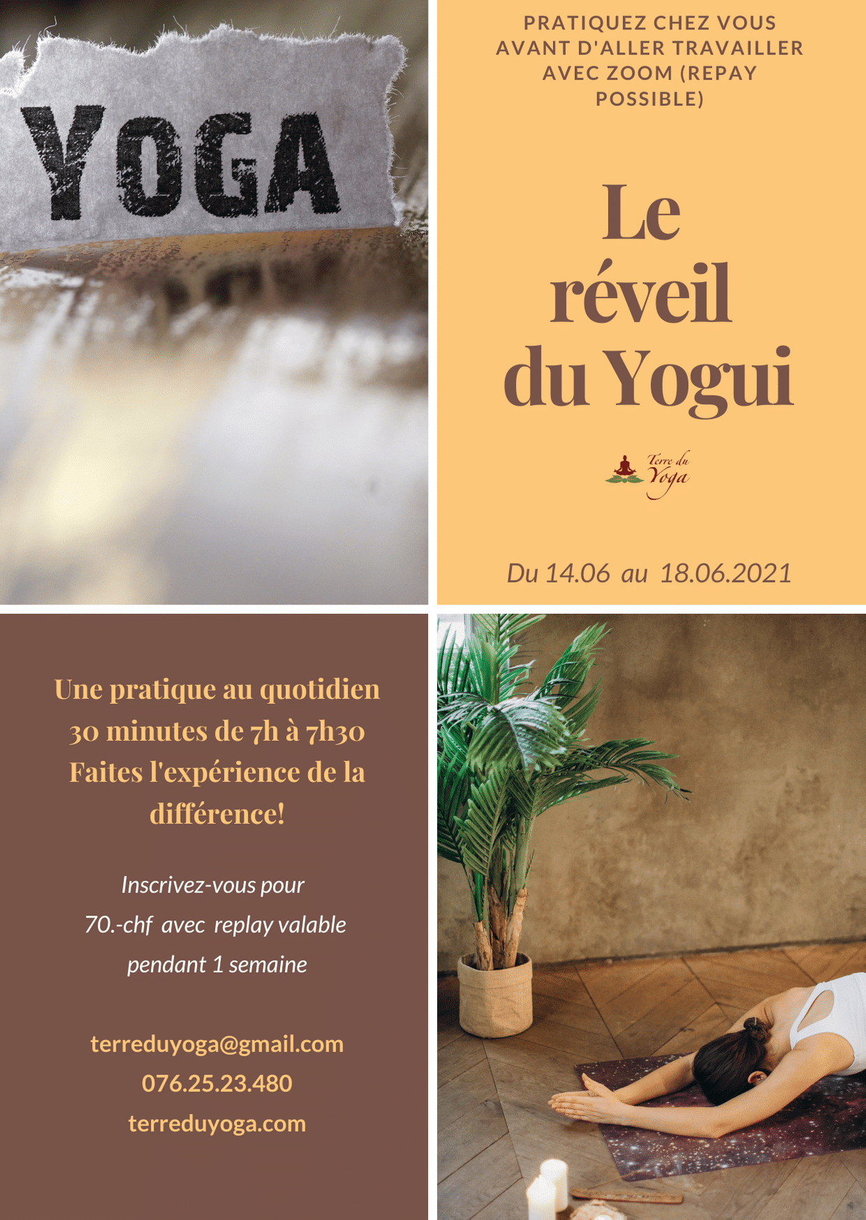 Le réveil du Yogui juin